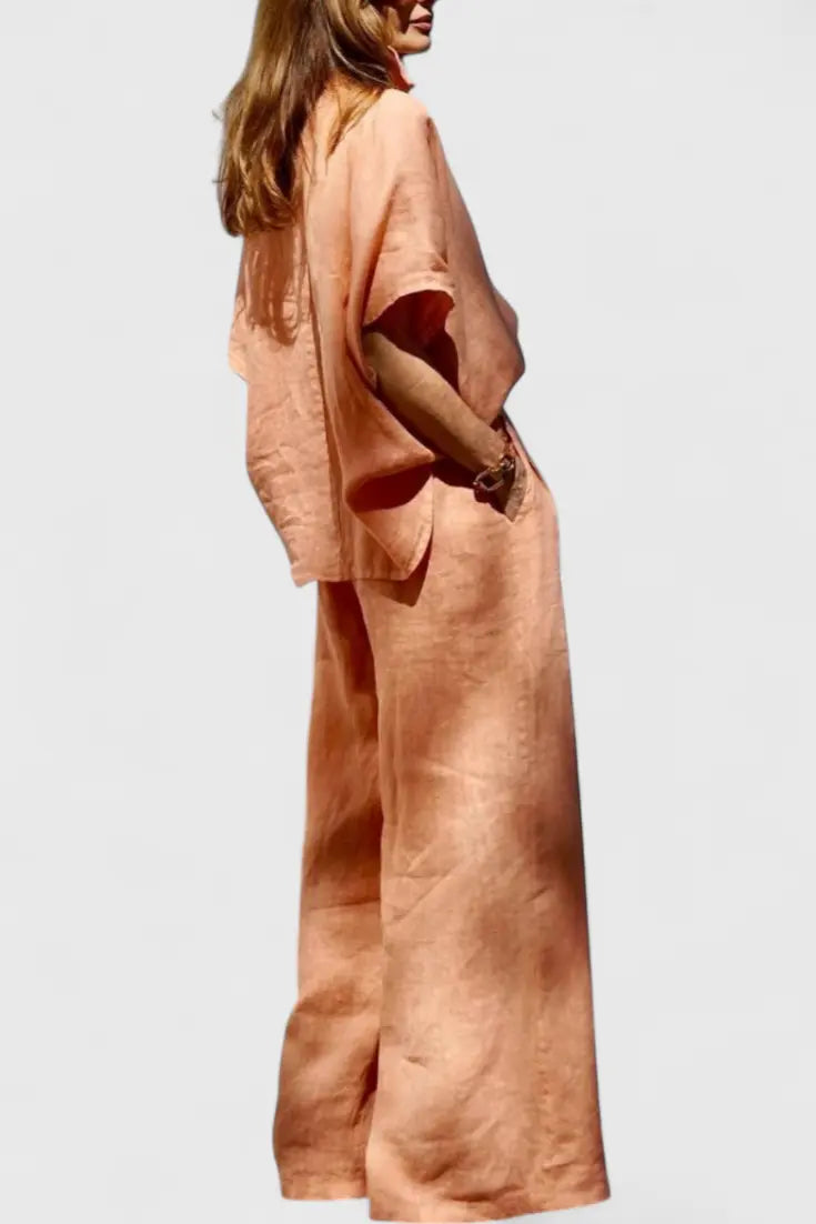 Adesua - Conjunto Casual de Verano en Algodón-Lino Alba Madrid