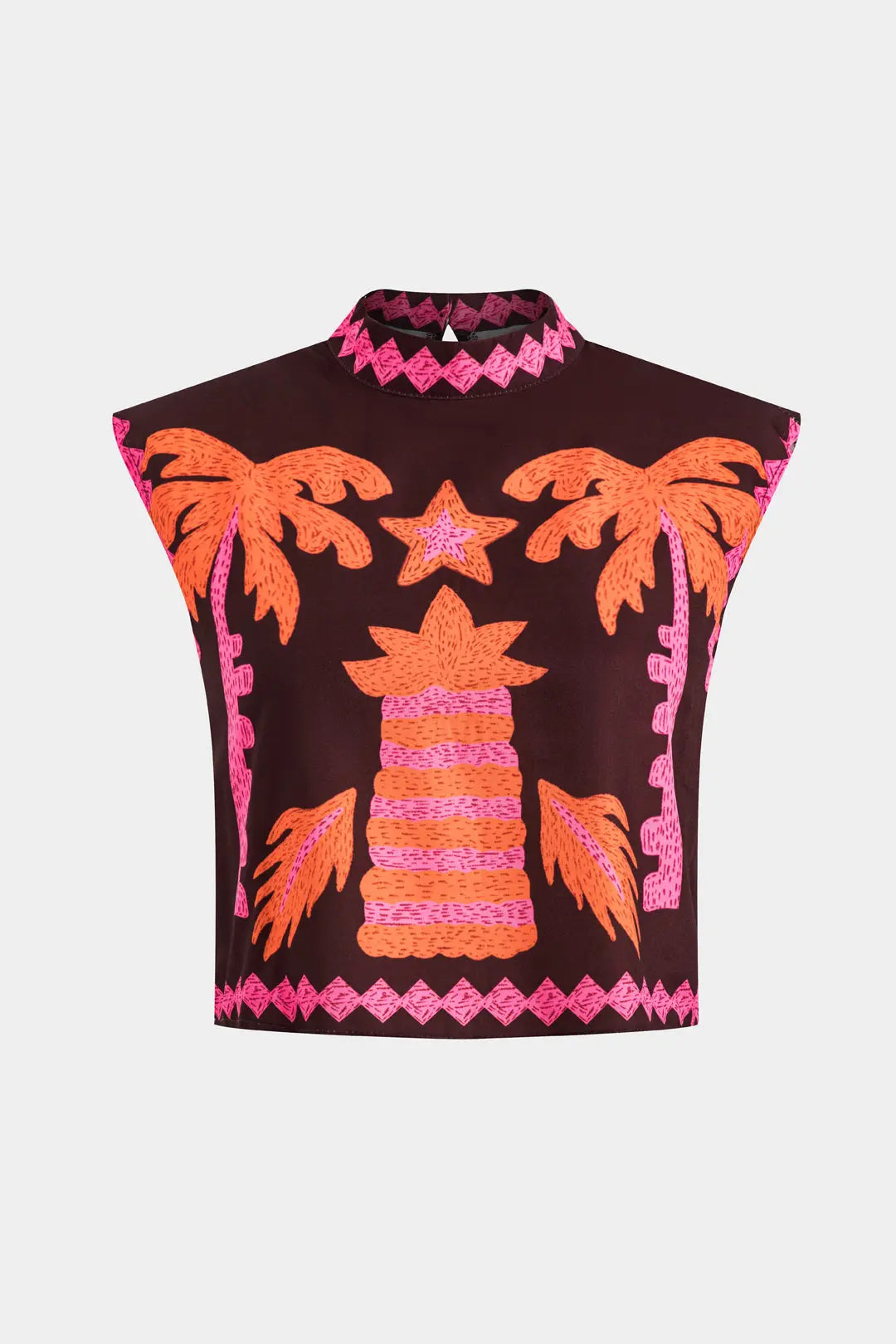 Sloan Conjunto de Top y Falda Recortada Coconut Palm Alba Madrid