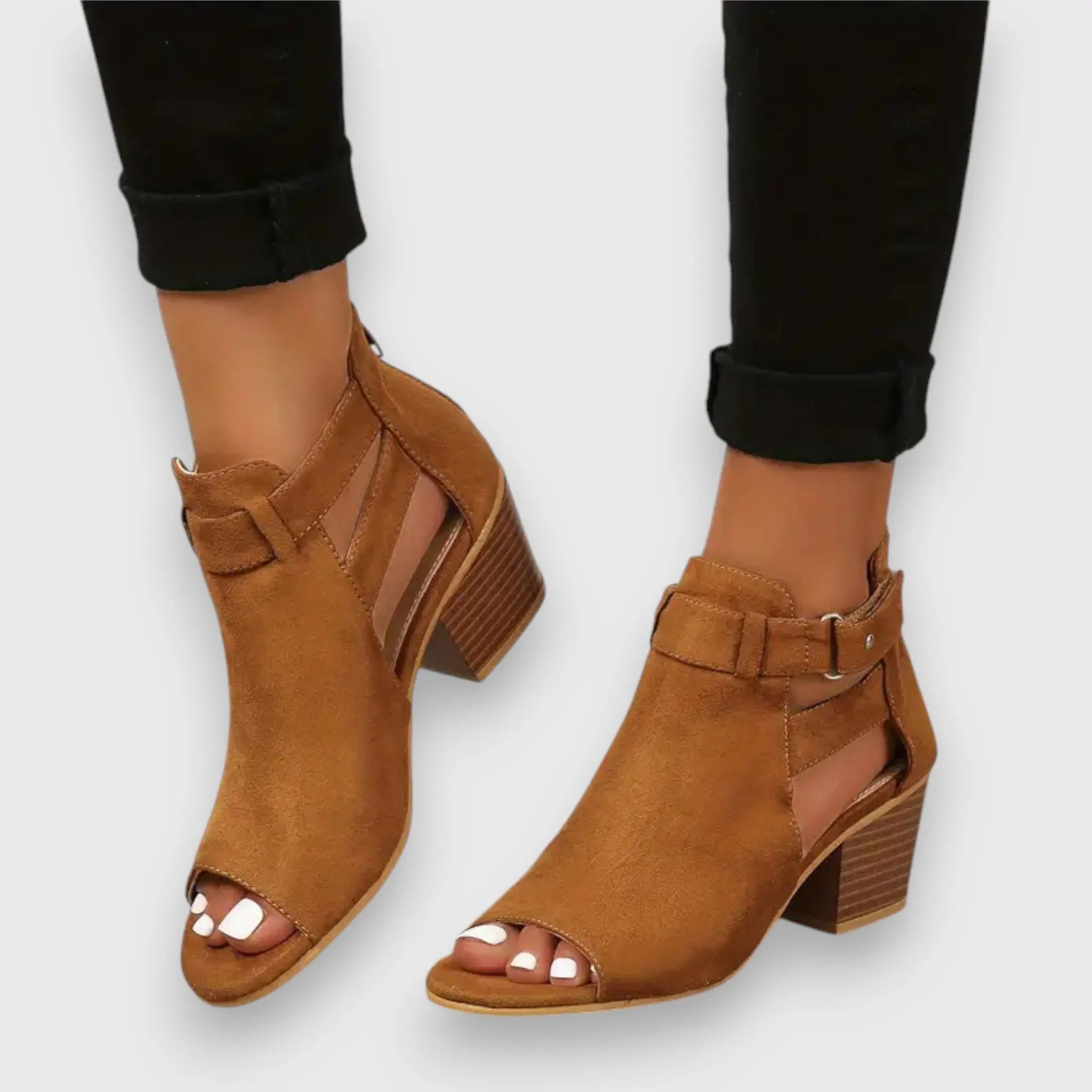 Nadine – Sandalias con tacones gruesos Alba Madrid