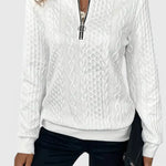 Zoey | Jersey de Punto con Cremallera Suave Alba Madrid