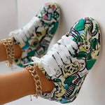 Veronika - Zapatillas Diseño de Graffiti Amortiguación Alba Madrid