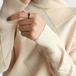 Jasmine Jersey de Cuello Alto de Cachemira Alba Madrid