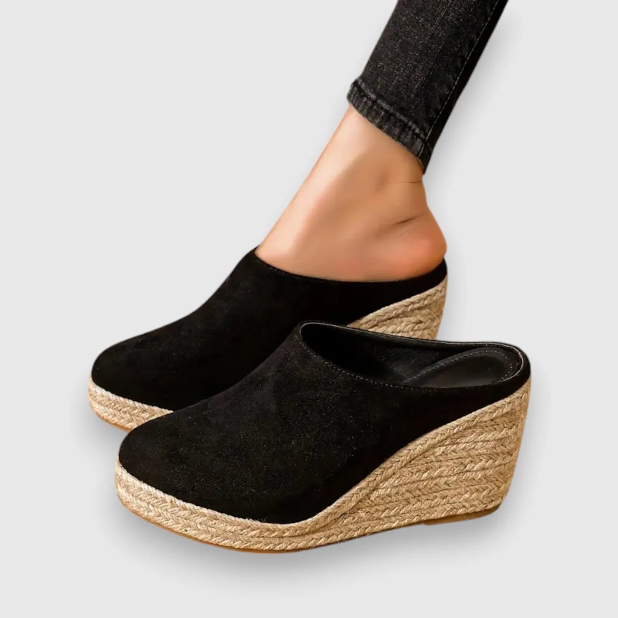 Sienna – Espadrilles con tacón cuña Alba Madrid