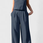 Yvanne Conjunto Vintage Sin Mangas de Verano Alba Madrid