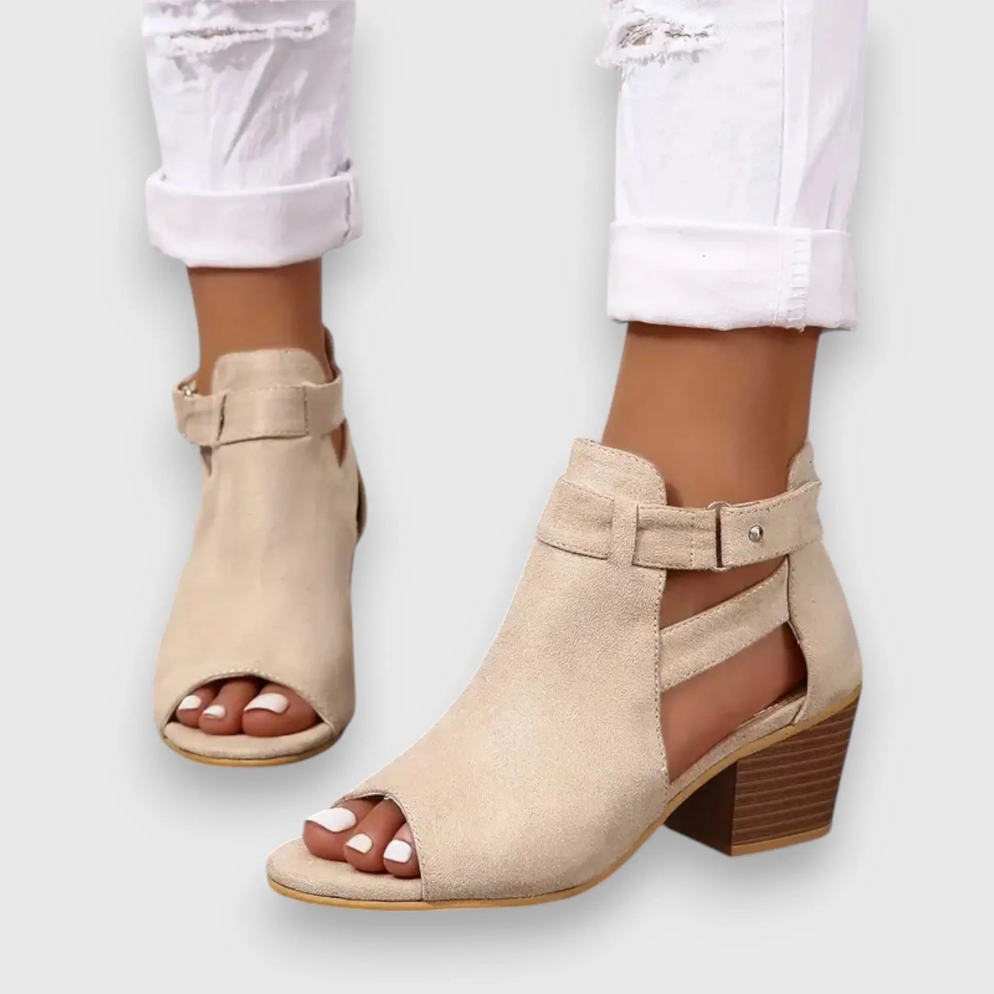Nadine – Sandalias con tacones gruesos Alba Madrid
