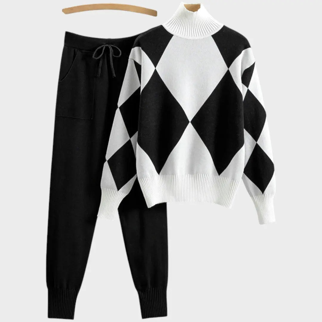 Mannu | Conjunto de Suéter y Pantalón de Malla Ligera Alba Madrid
