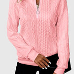 Zoey Jersey de Punto con Cremallera Suave Alba Madrid