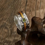 Anillo de zirconia verde elegante Alba Madrid