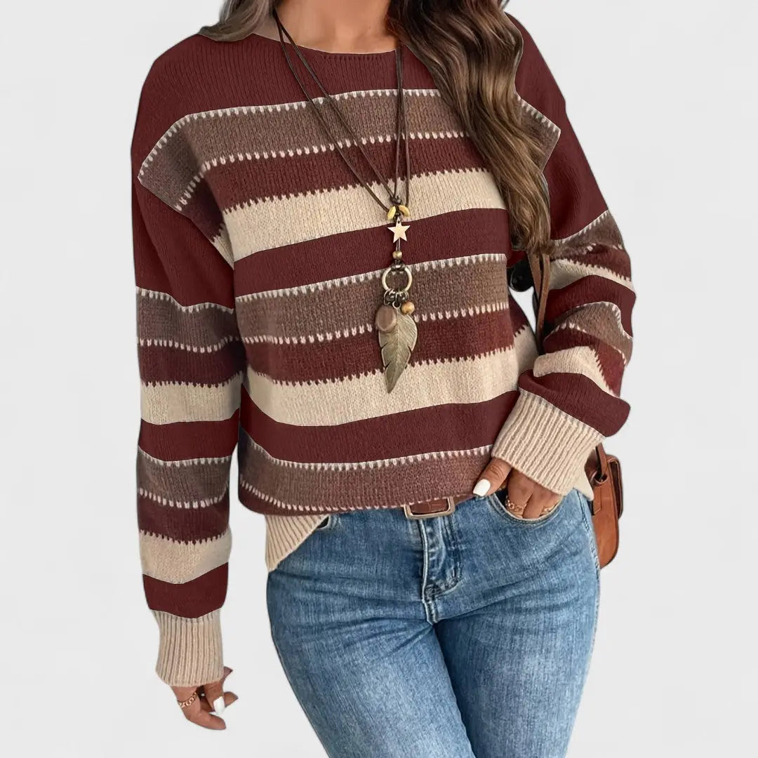 Maryanna - Suéter Casual Vintage para Mujer Alba Madrid