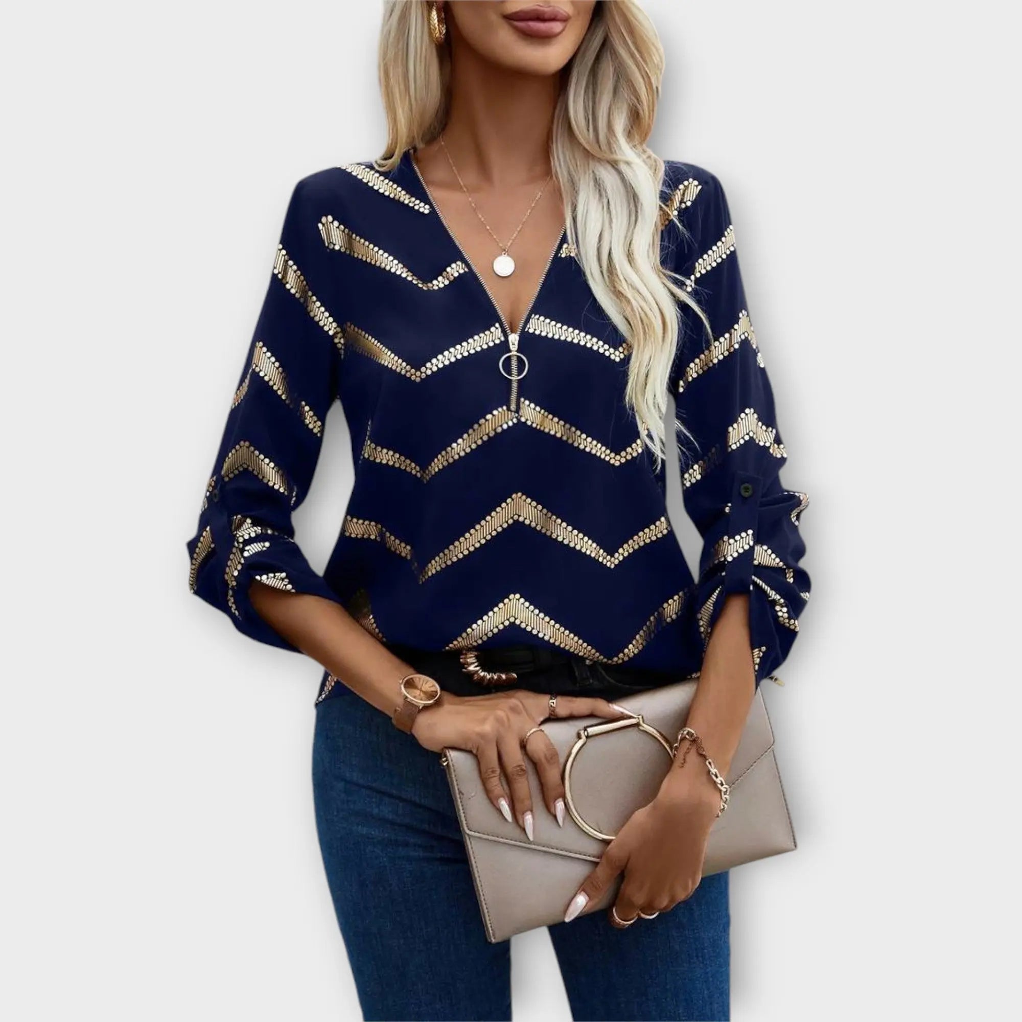 Carmen | Blusa de Elegancia Clásica Alba Madrid