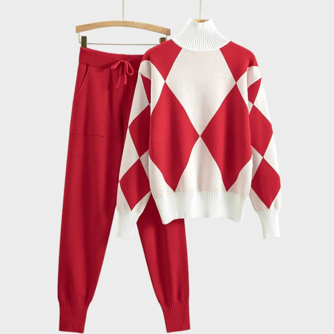 Mannu | Conjunto de Suéter y Pantalón de Malla Ligera Alba Madrid