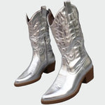 Botas de vaquero metálicas Alba Madrid