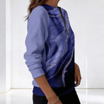 Valeria Brisa™ – Sudadera con Cremallera Cuarto y Estampado Abstracto Alba Madrid
