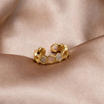 Cinthia - Anillo de oro y cristal Alba Madrid