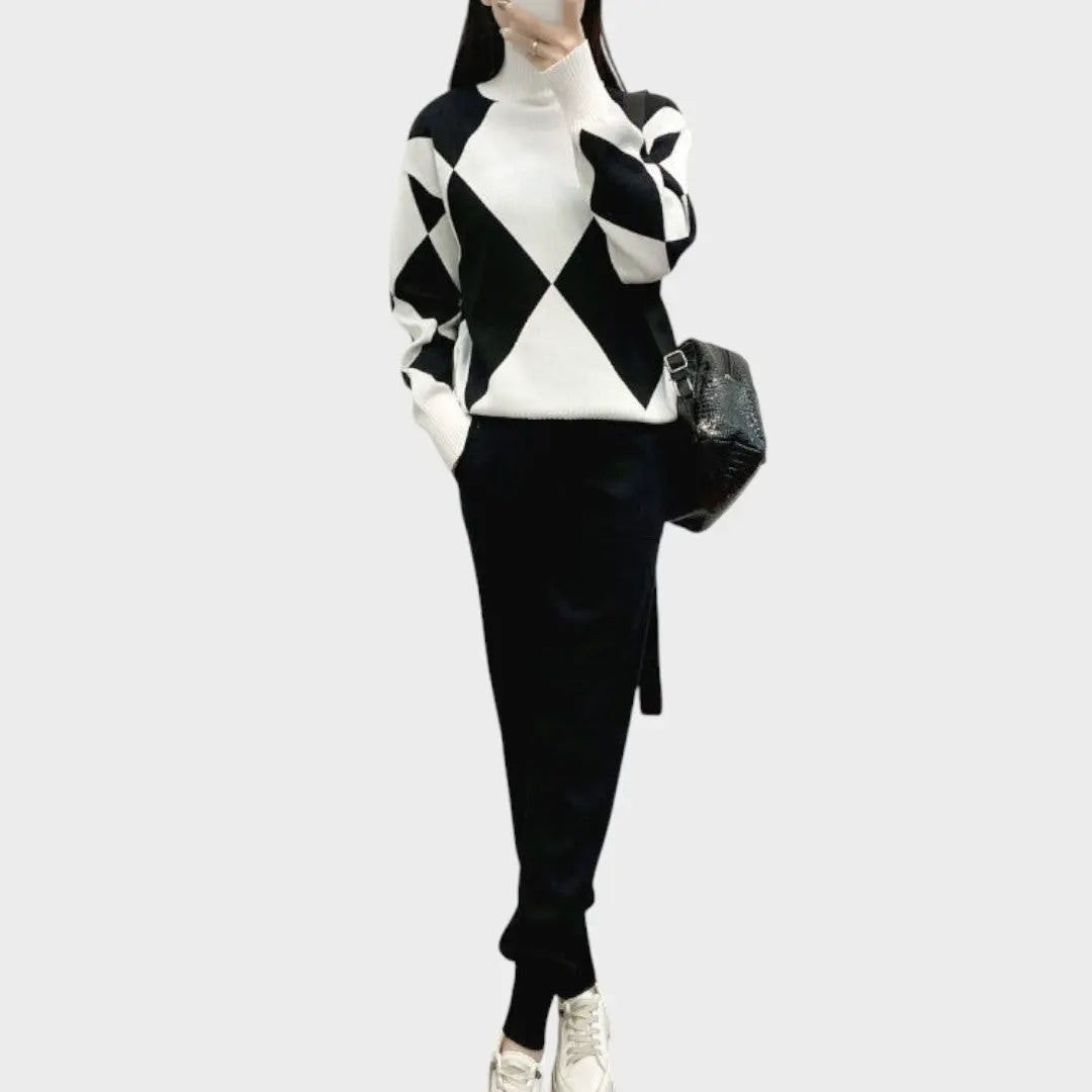 Mannu | Conjunto de Suéter y Pantalón de Malla Ligera Alba Madrid