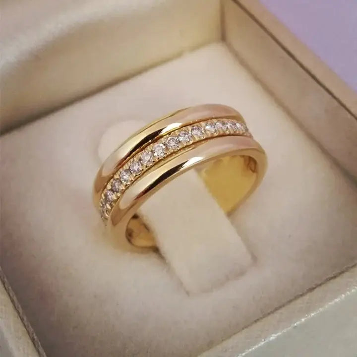 Juana - Anillo Vintage con Zircón Engastado Alba Madrid