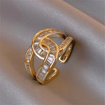 Adriana - Anillo Ajustable Elegante con Nudos Alba Madrid