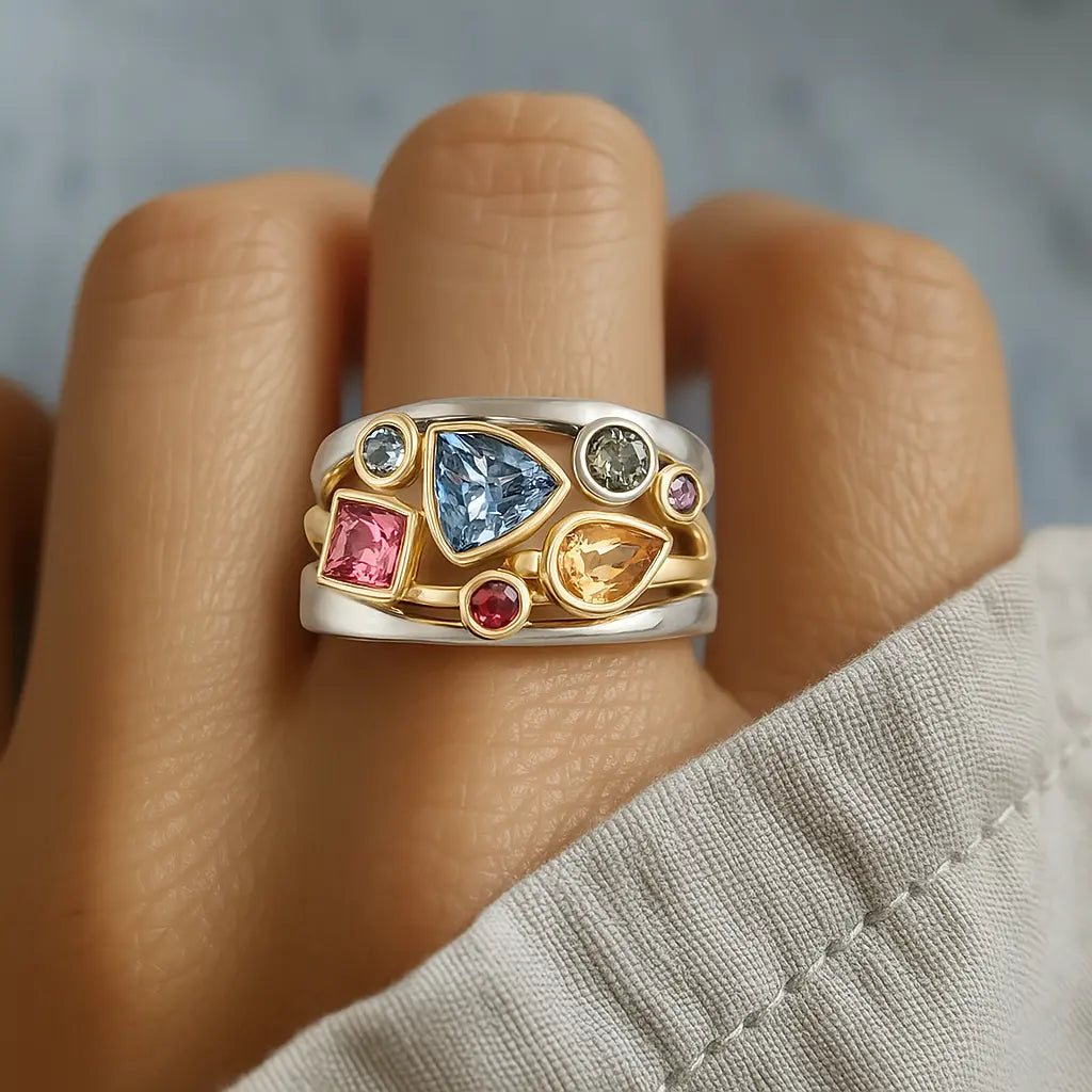 Anillo Vintage Bunter Zircón Alba Madrid