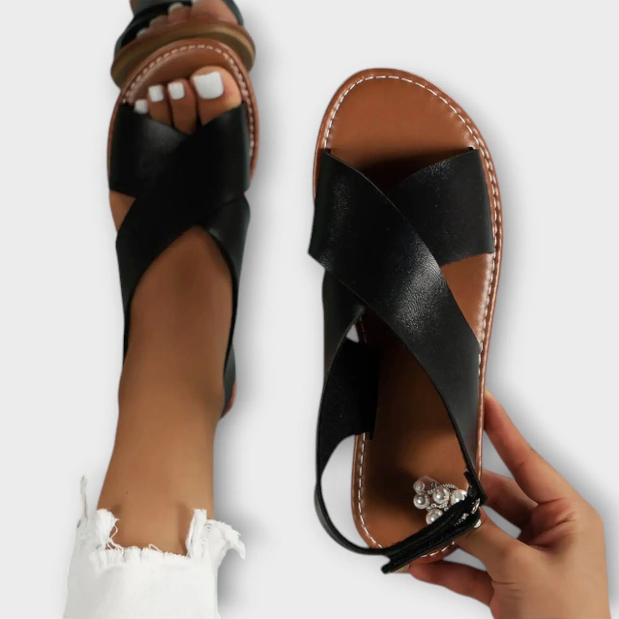 Savannah - Sandalias de mujer con hebilla Alba Madrid