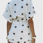 Avila Conjunto de Kimono con Nudo y Shorts con Lunares Alba Madrid