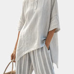 Clarisse - Conjunto Blusa Asimétrica Alba Madrid