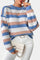 Kristen Jersey Oversized de Cuello Redondo a Rayas Alba Madrid