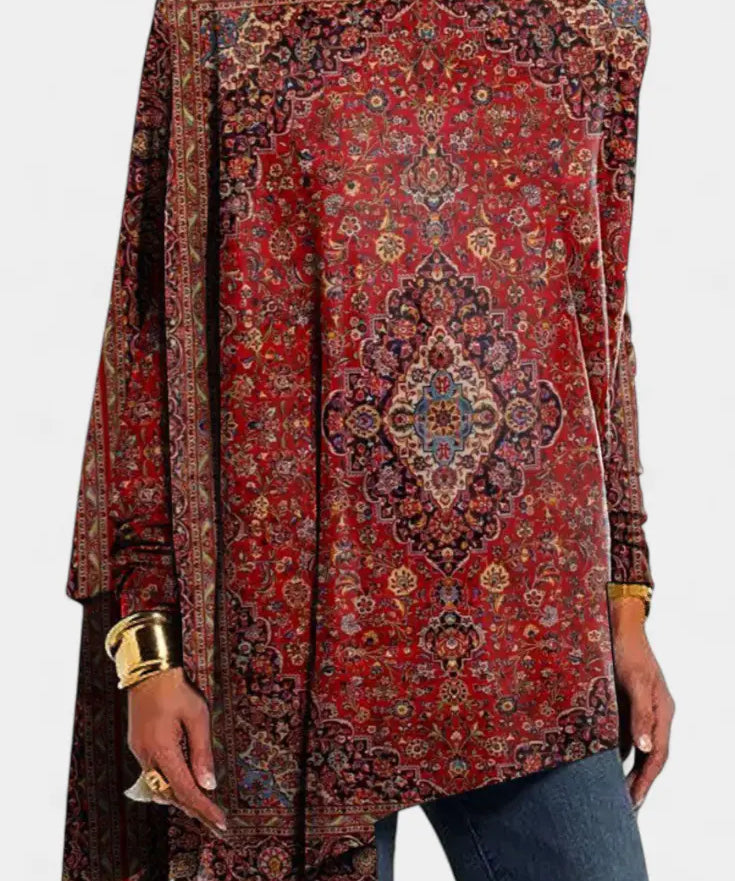 Andina Jersey de Cuello Barco Elegante Alba Madrid