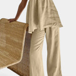 Lía Conjunto de Verano con Top Suelto y Pantalón Fluido Alba Madrid