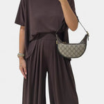 Trista Conjunto Casual de Top Suave y Pantalones de Pierna Ancha Alba Madrid