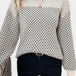 Rachael Jersey de Cuello Redondo en Bloques de Color Alba Madrid