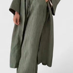 Caspian Conjunto Relajado de Dos Piezas con Kimono Largo Alba Madrid