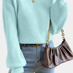 Mae Jersey de Cuello Redondo con Mangas Globo Alba Madrid