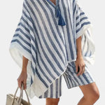 Salomé - Conjunto Rayado Blusa y Pantalones Cortos Alba Madrid