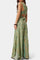 Leandra Mono Fluido Cruzado con Estampado Floral Verde Alba Madrid