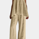 Lía Conjunto de Verano con Top Suelto y Pantalón Fluido Alba Madrid