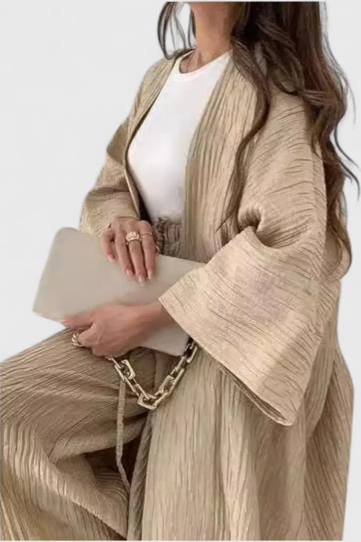 Caspian Conjunto Relajado de Dos Piezas con Kimono Largo Alba Madrid