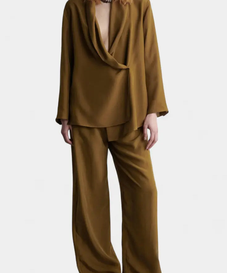 Sue Conjunto de Blazer con Solapa y Pantalones a Juego Alba Madrid