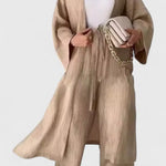 Caspian Conjunto Relajado de Dos Piezas con Kimono Largo Alba Madrid