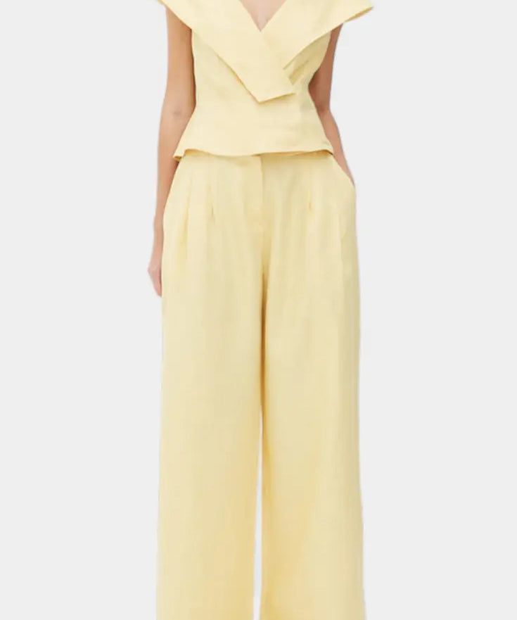 Hayden Conjunto Top Asimétrico y Pantalón Palazzo Alba Madrid