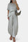 Trista Conjunto Casual de Top Suave y Pantalones de Pierna Ancha Alba Madrid
