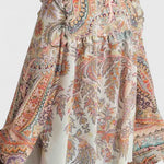 Finely Conjunto con Blusa de Volantes y Estampado Vintage Paisley Alba Madrid