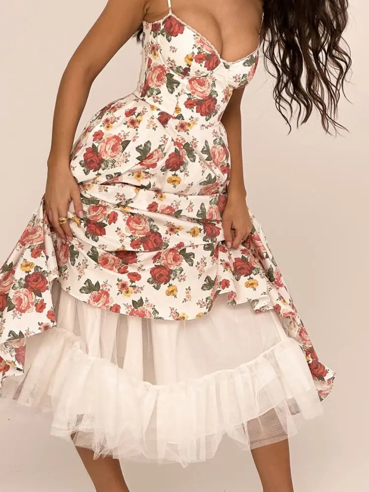 Arielle | Vestido Midi de Lujo Alba Madrid