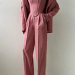 Dolce - Conjunto de Tres Piezas con Blazer de Doble Botonadura Alba Madrid