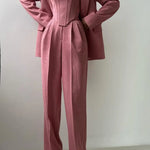 Dolce - Conjunto de Tres Piezas con Blazer de Doble Botonadura Alba Madrid