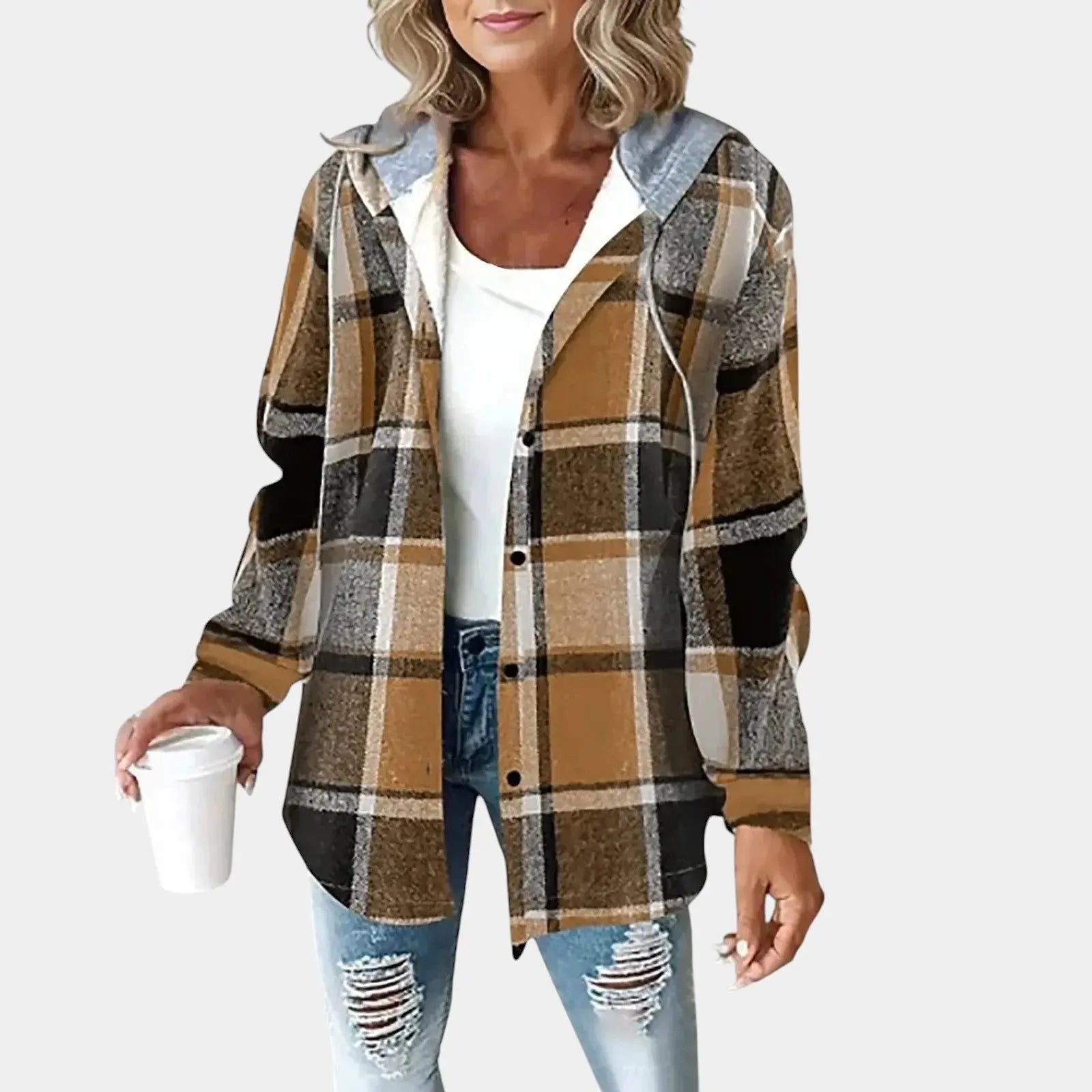 Samira Chaqueta de Otoño Suave y Cálida Alba Madrid