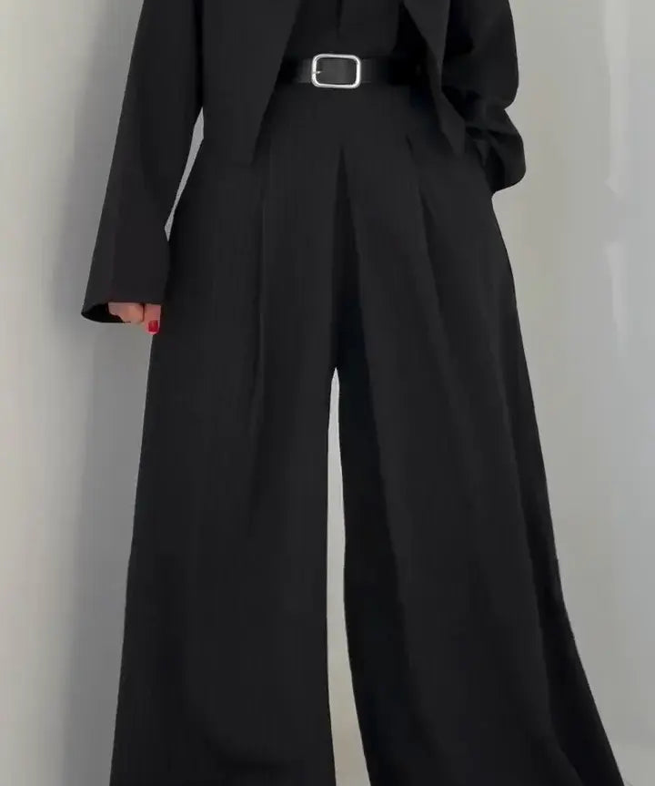 Julia Traje para Mujer - Chaqueta Oversize + Mono Bustier Alba Madrid