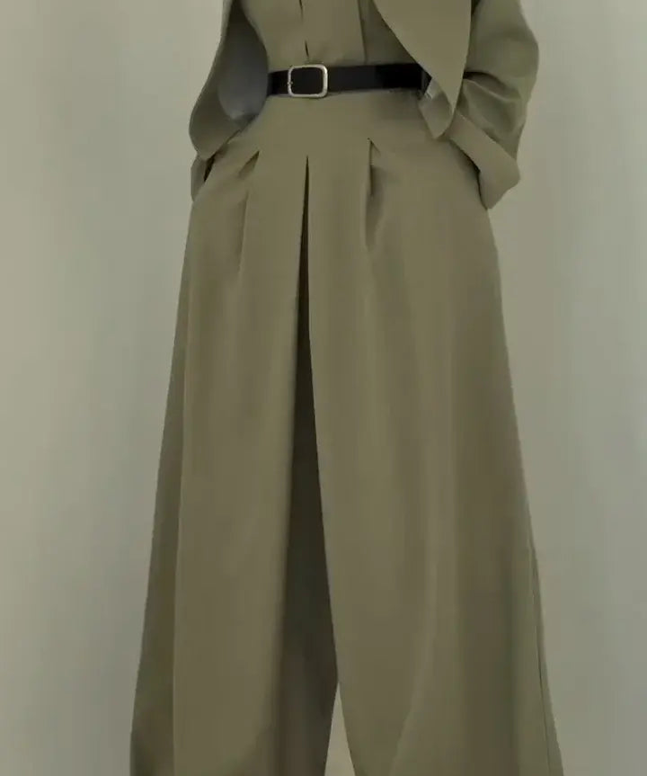 Julia Traje para Mujer - Chaqueta Oversize + Mono Bustier Alba Madrid