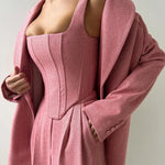 Dolce - Conjunto de Tres Piezas con Blazer de Doble Botonadura Alba Madrid