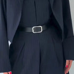 Julia Traje para Mujer - Chaqueta Oversize + Mono Bustier Alba Madrid