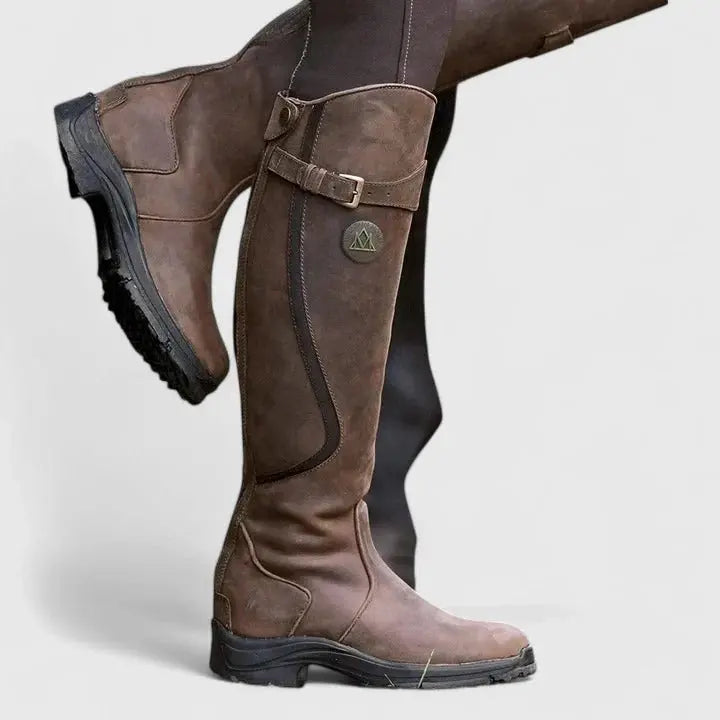 Maribela - Botas de montar de cuero altas para mujer Alba Madrid
